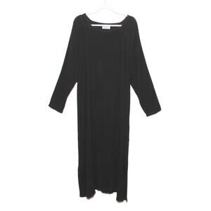 Vintage NOMAD Unstructured Black Maxi Dress No Size Tag